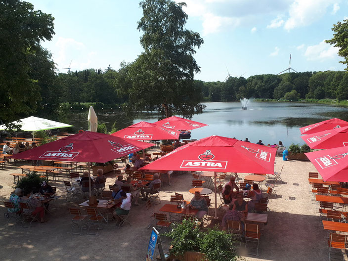 Biergarten Wirtshaus "Haus am See", Bild: Andre Kleinhanns